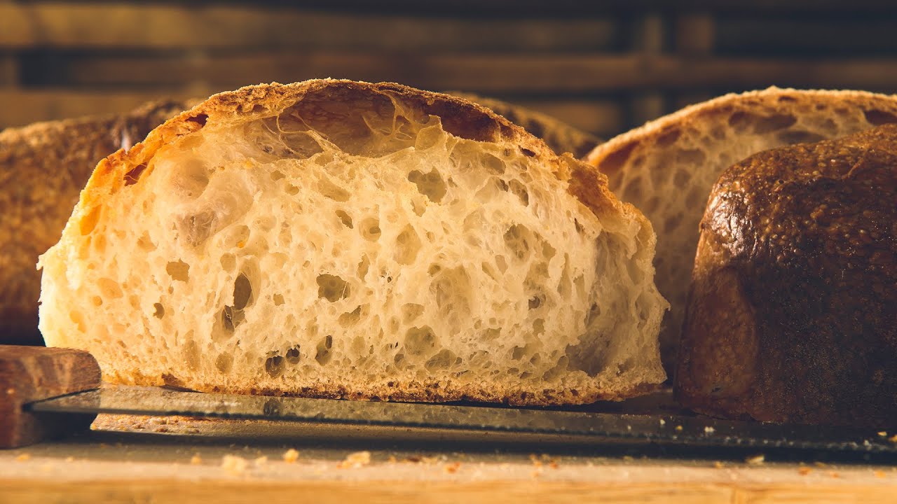 Spanisches Baguette - Tapas Brot backen - Pan de Cristal