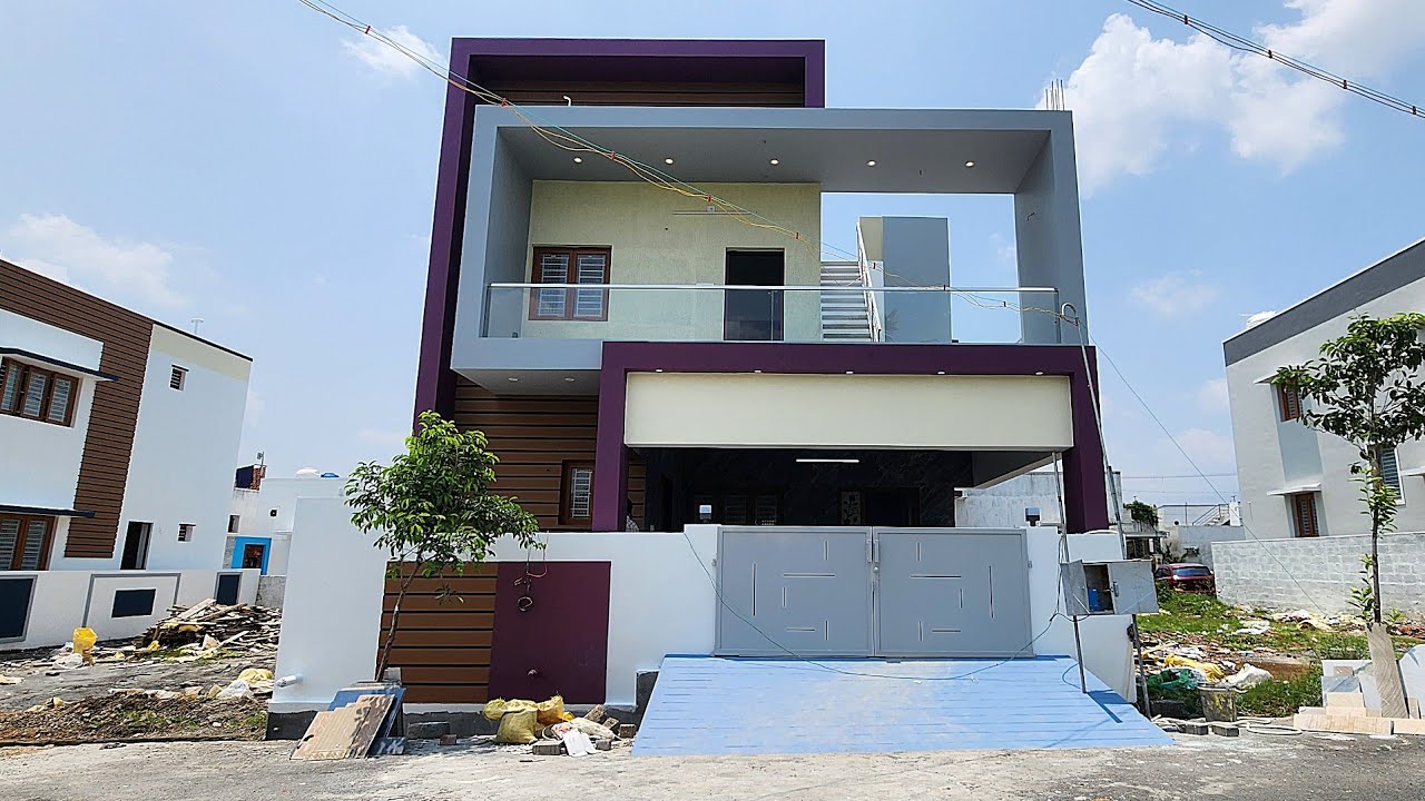 கிழக்கு பார்த்து கட்டிய 4BHK வீடு | 📞 8220631166 | House for sale in Mettupalayam Road Karamadai.