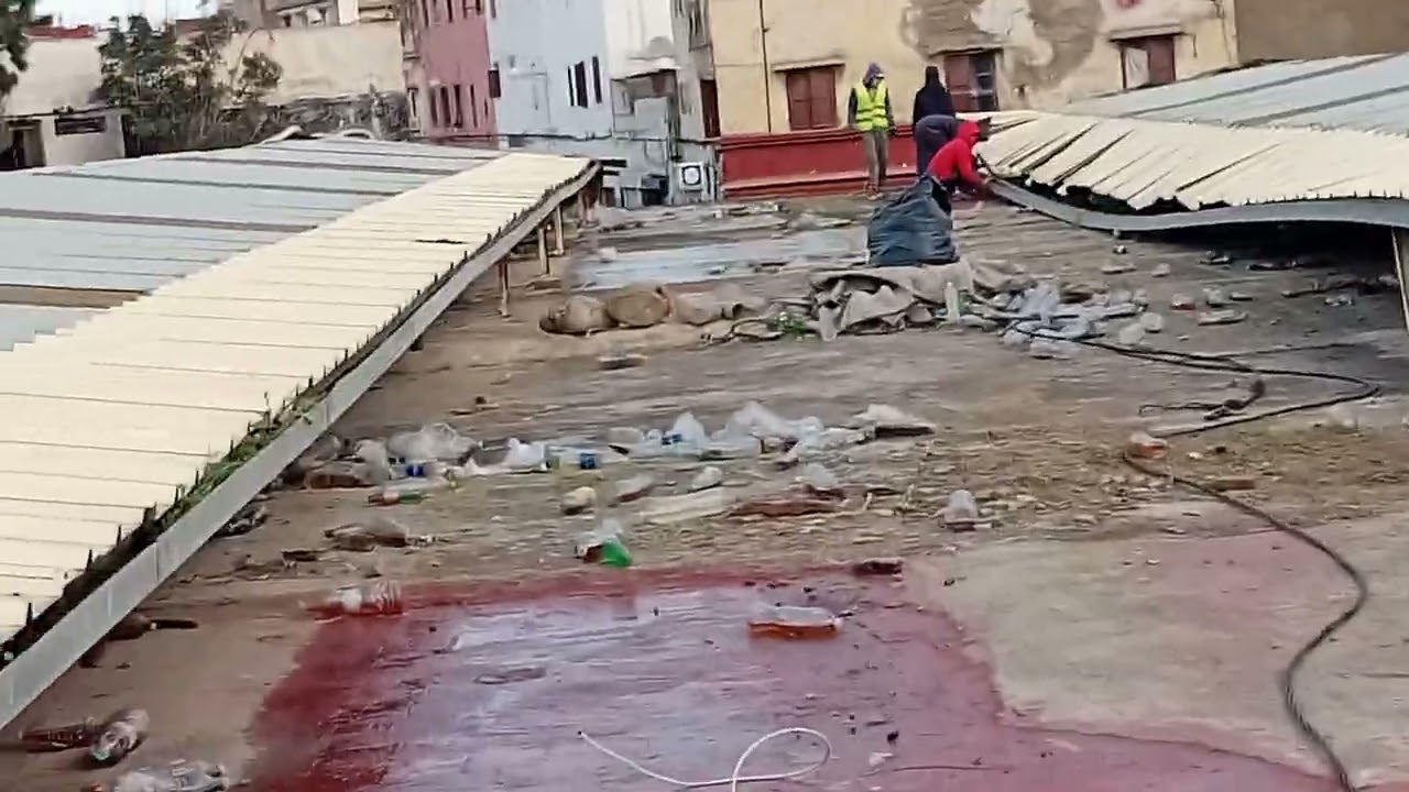 اخوتي خواتاتي اجي وتشوفوا الناس كاتجمع الحوايج ديالها عاوتاني في هذا الصباح باكر