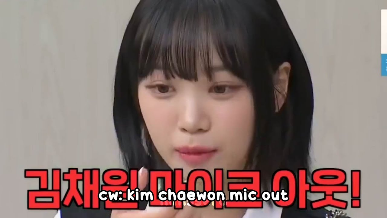 hyeri tricking chaewon ( and miyeon )