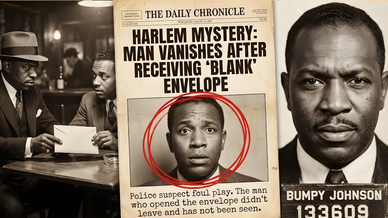 Bumpy Johnson Passed a BLANK Envelope at the Table — The Man Who Opened It Didn’t Leave