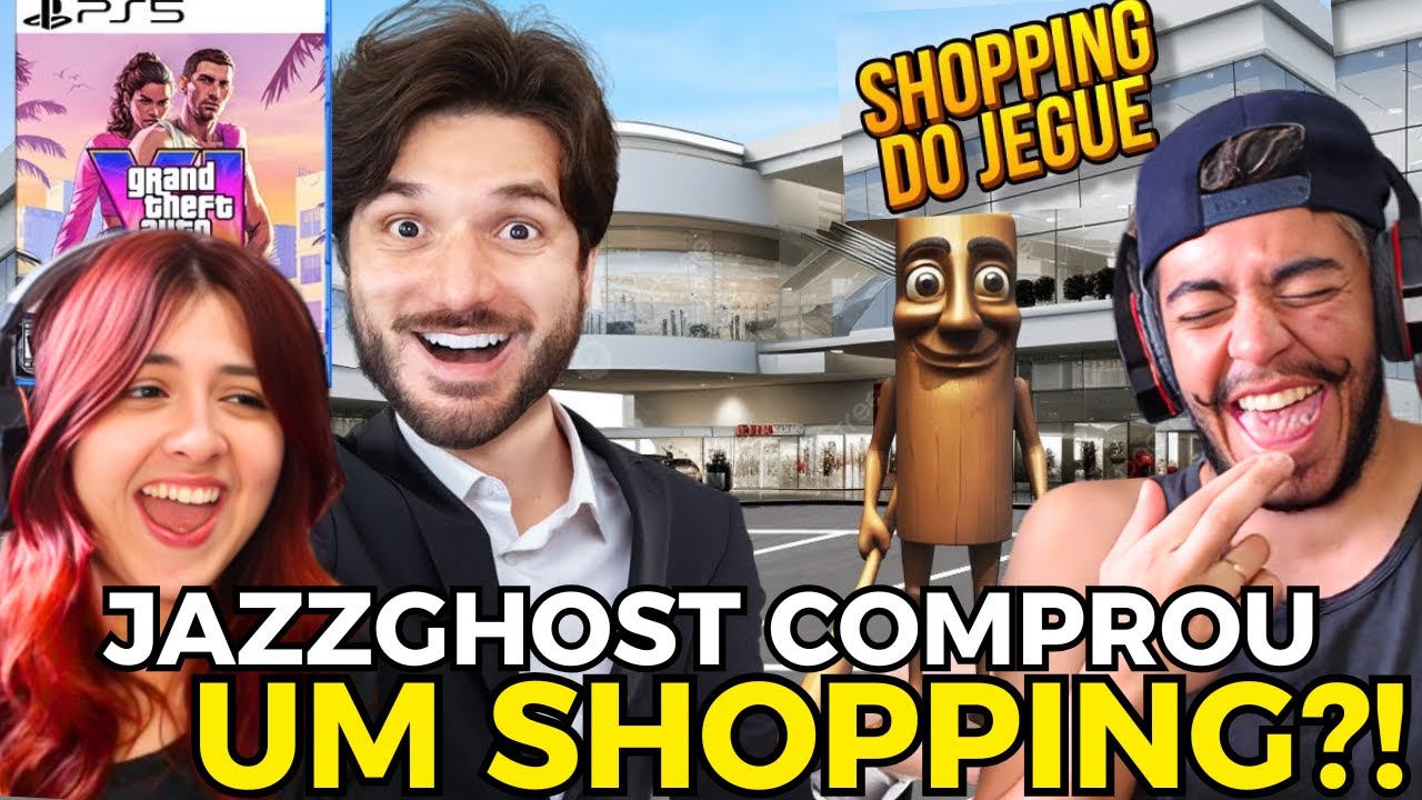 (JAZZGHOST) ESSA É A MINHA MAIOR CONQUISTA! EU COMPREI UM SHOPPING!!! | REACT