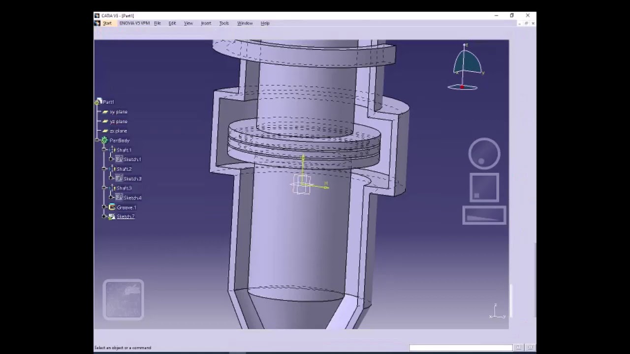 Part Design Groove ejemplo 3.2