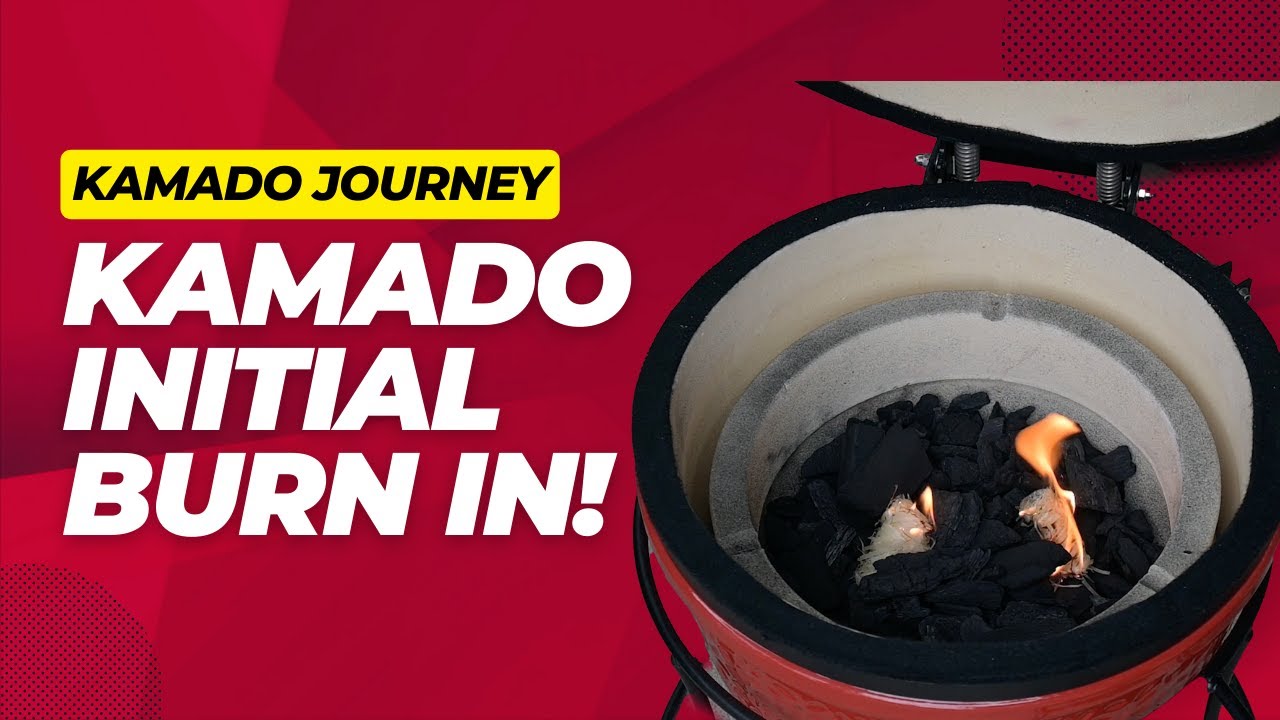 Kamado Joe Jr. Burn in and Shutdown
