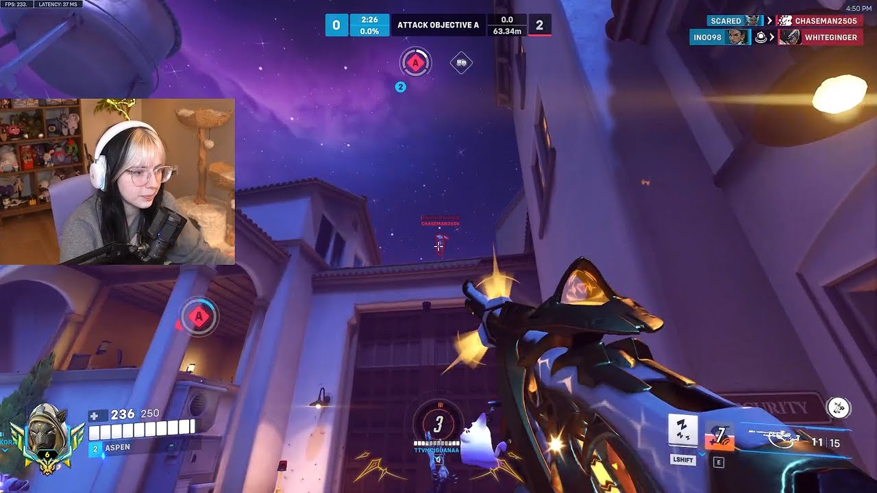 Безумный геймплей за Ану в Overwatch — 20 сезон, топ-500