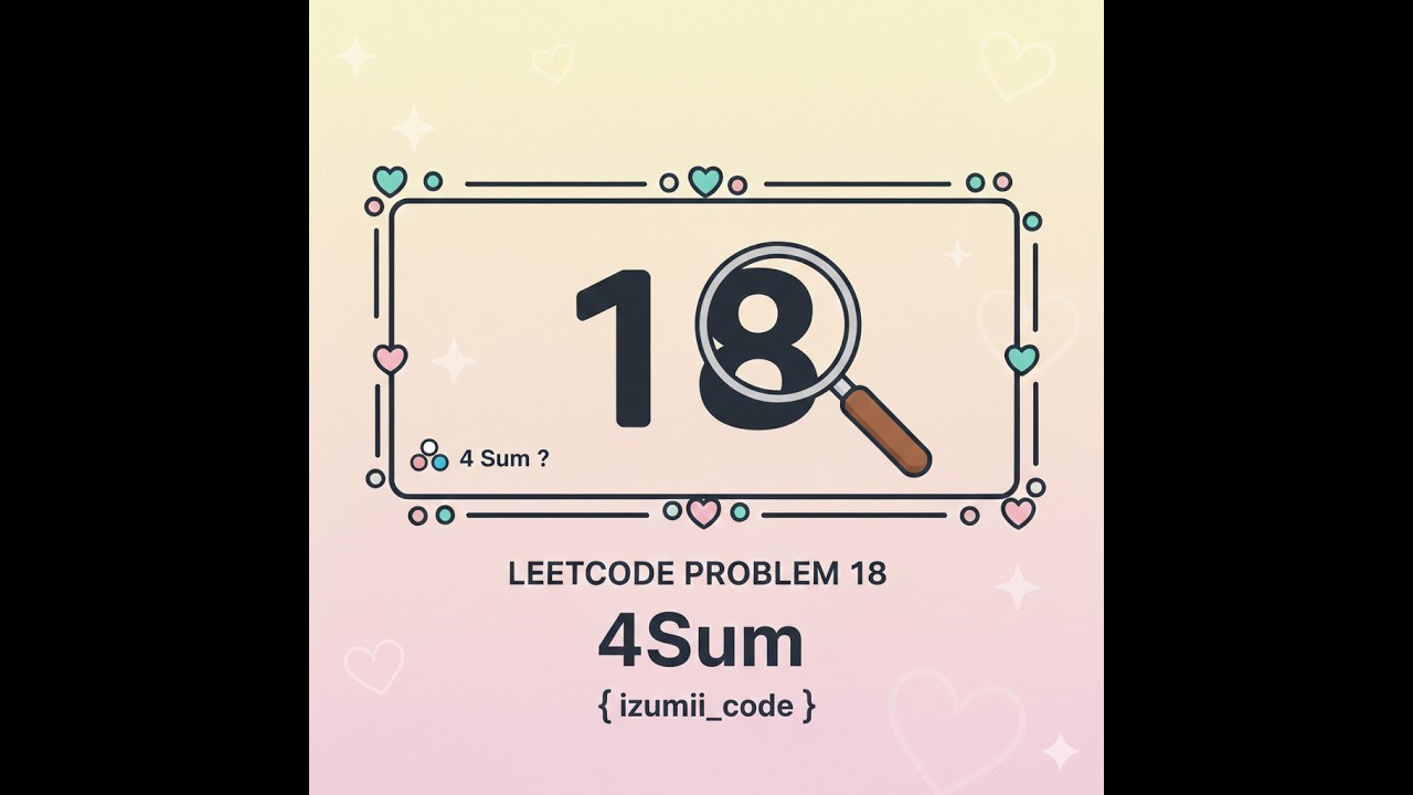 LeetCode 18 | 4Sum | Two Pointers + Sorting Explained (C++)