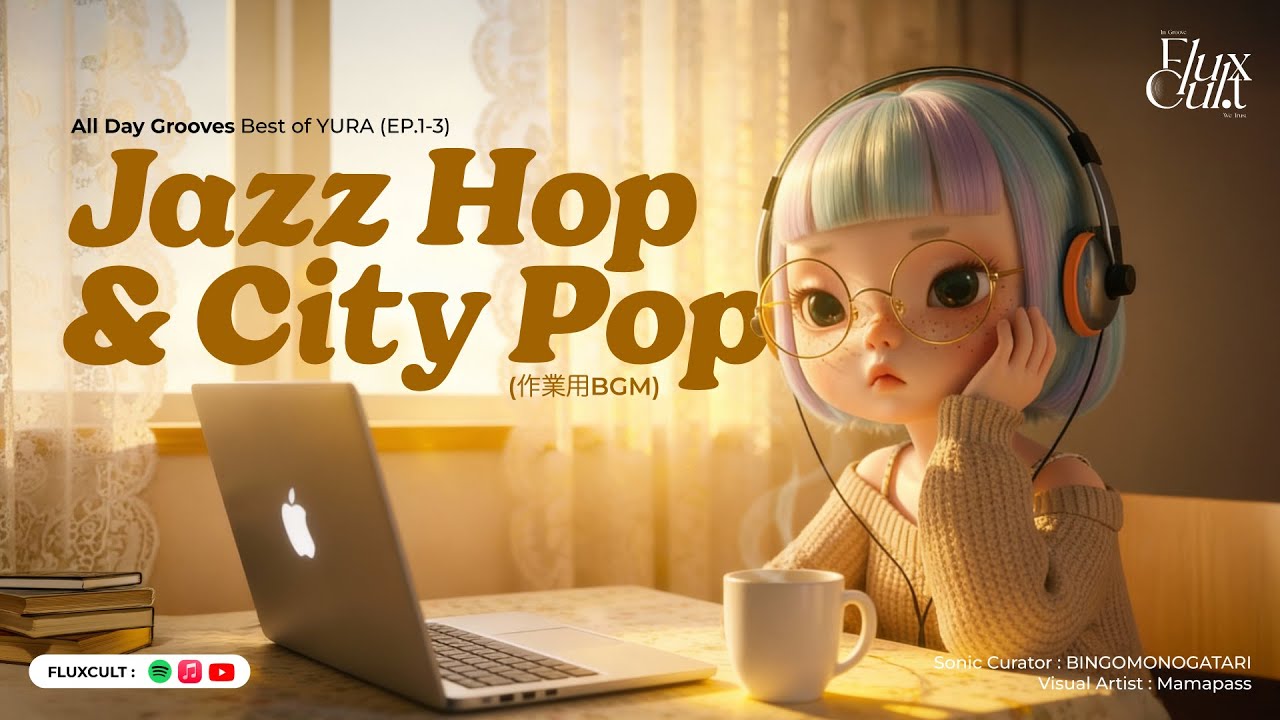 [𝐏𝐥𝐚𝐲𝐥𝐢𝐬𝐭] All Day Grooves ☕️🌃 Jazz Hop & City Pop (作業用BGM) | Best of YURA (EP.1-3)