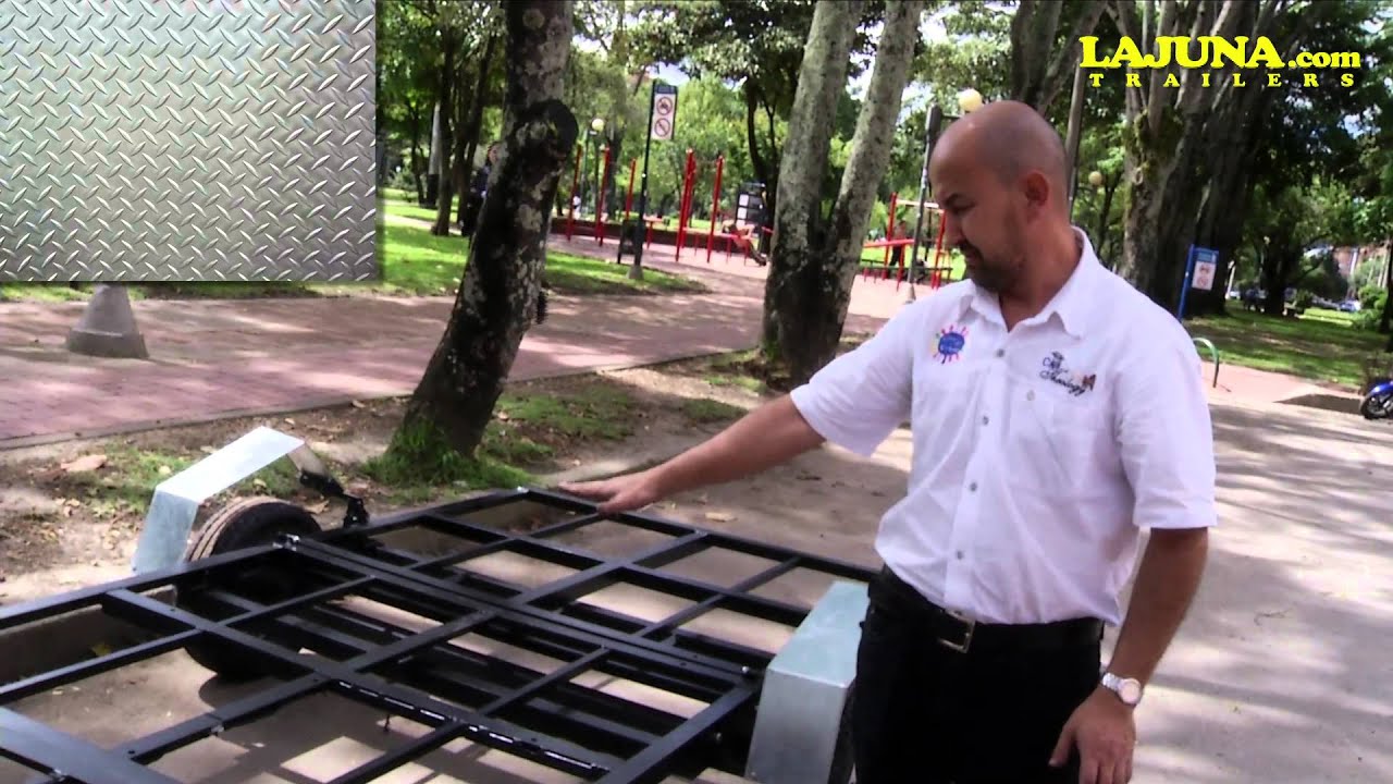 REMOLQUE PLEGABLE ADAPTABLE A REMOLQUE DE COMIDA 