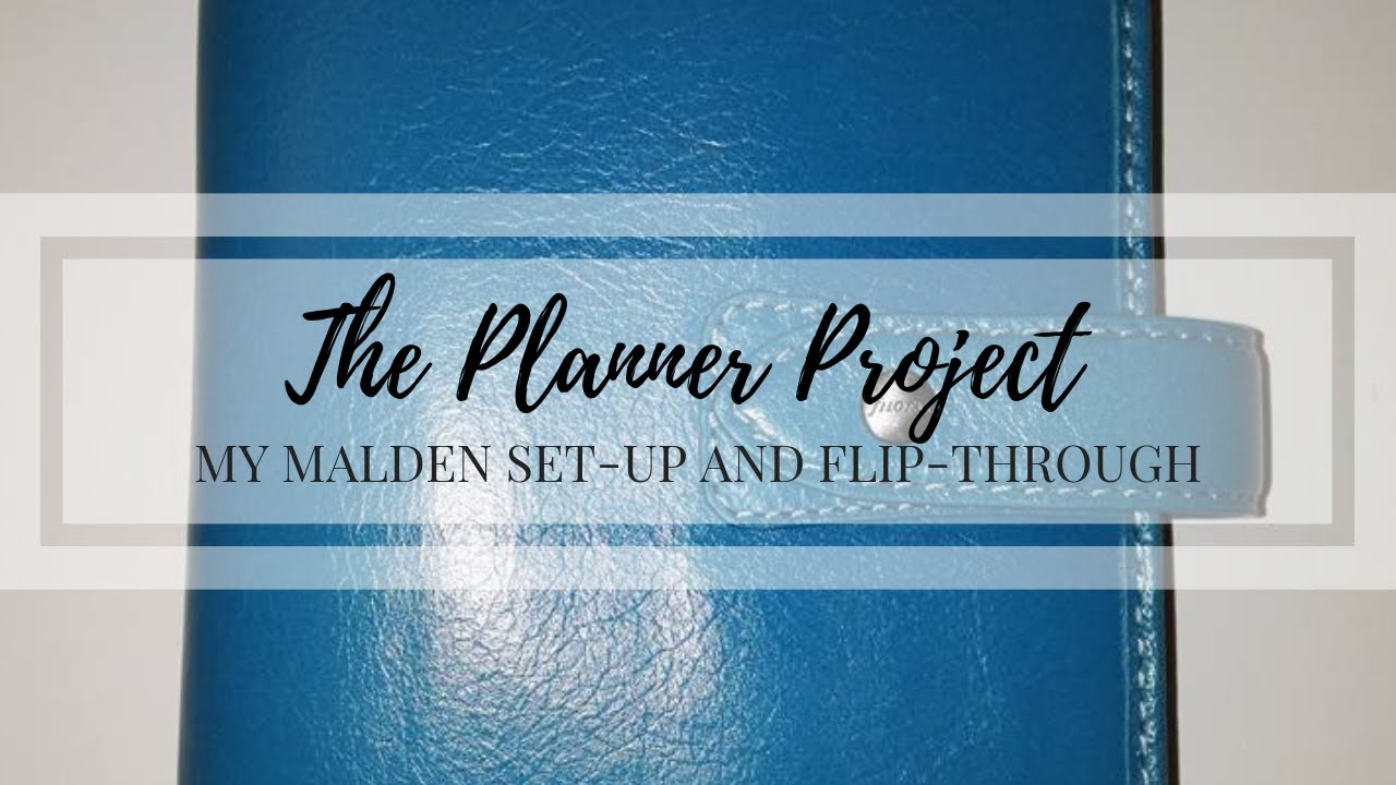 My Malden Filofax - Set-up and Flip-through