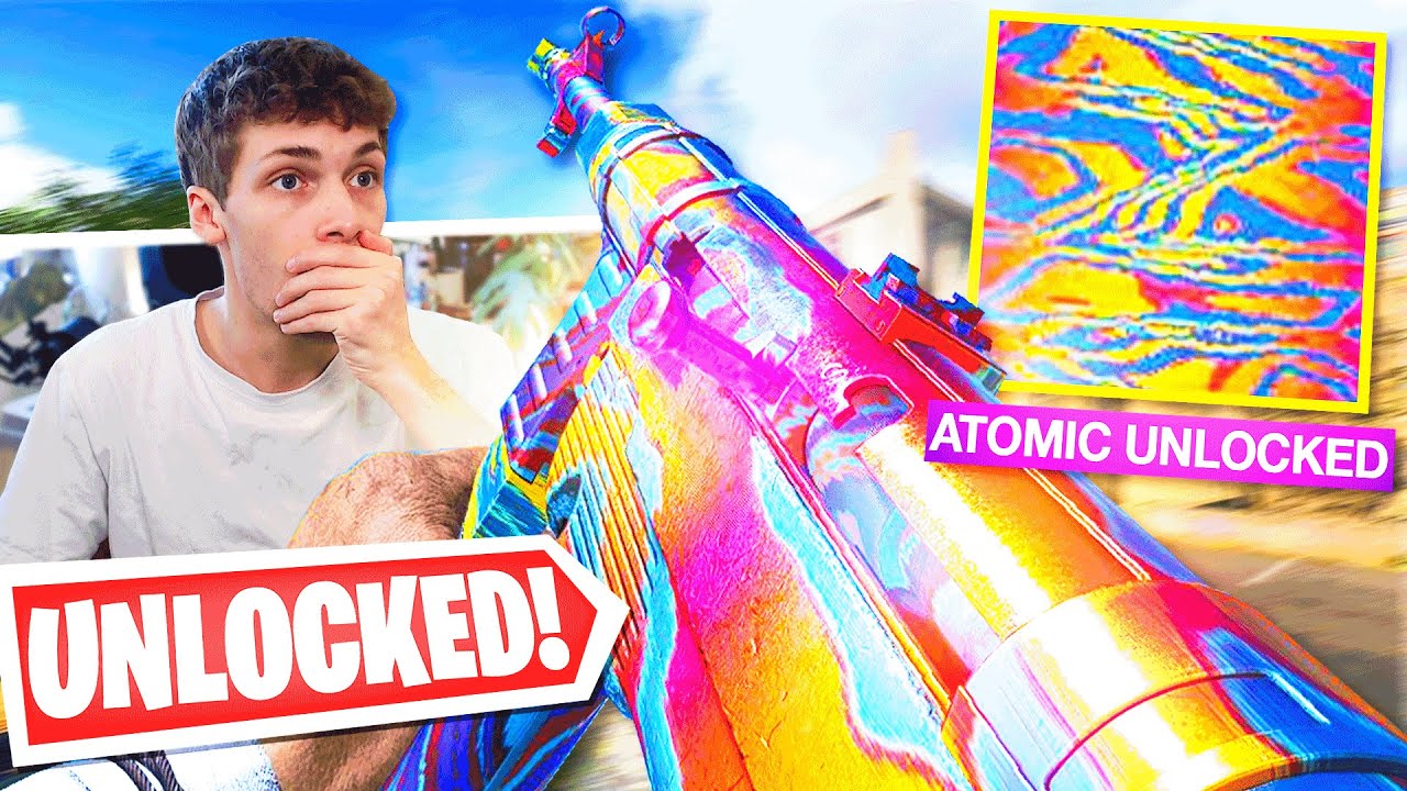 I Dropped a ATOMIC NUKE to UNLOCK ATOMIC CAMO