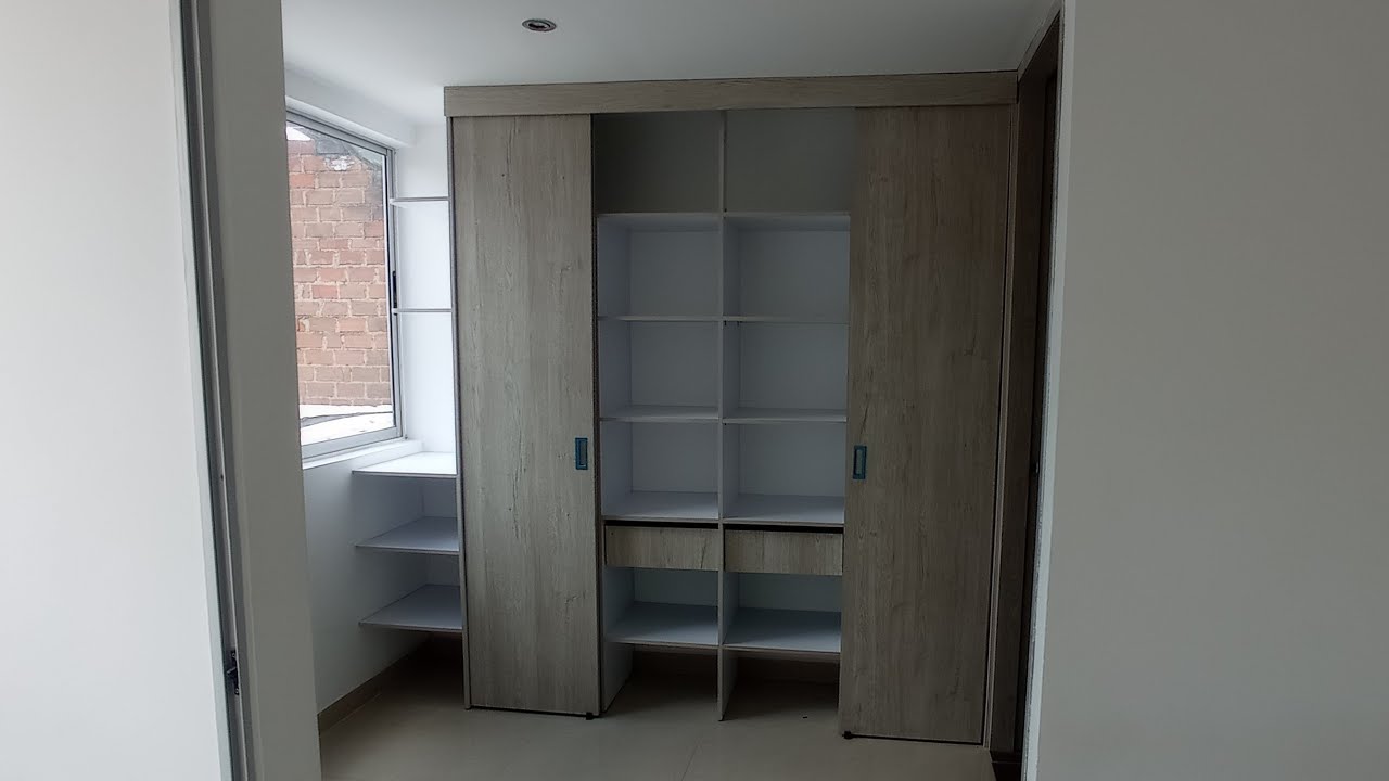 INSTALACIÓN DE CLOSET 4 PUERTAS 2) PARTE