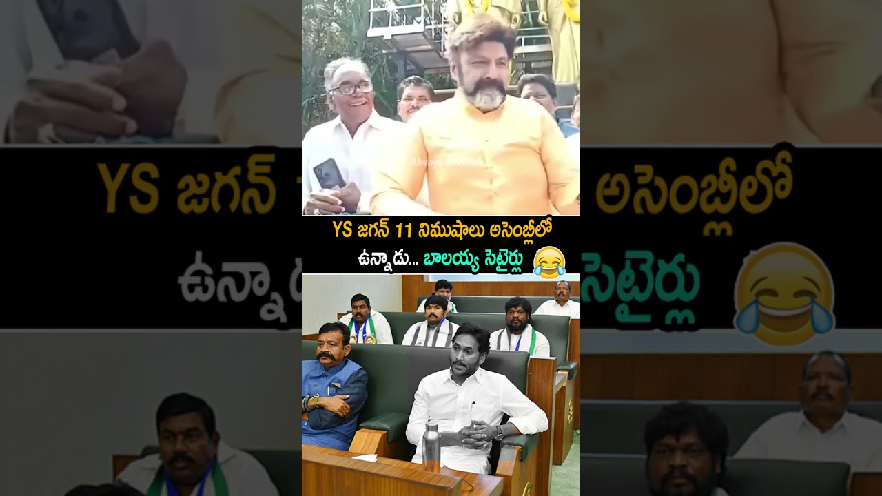 Nandamuri Balakrishna Setire On YS Jagan In Assembly | Balayya | Always Cinema
