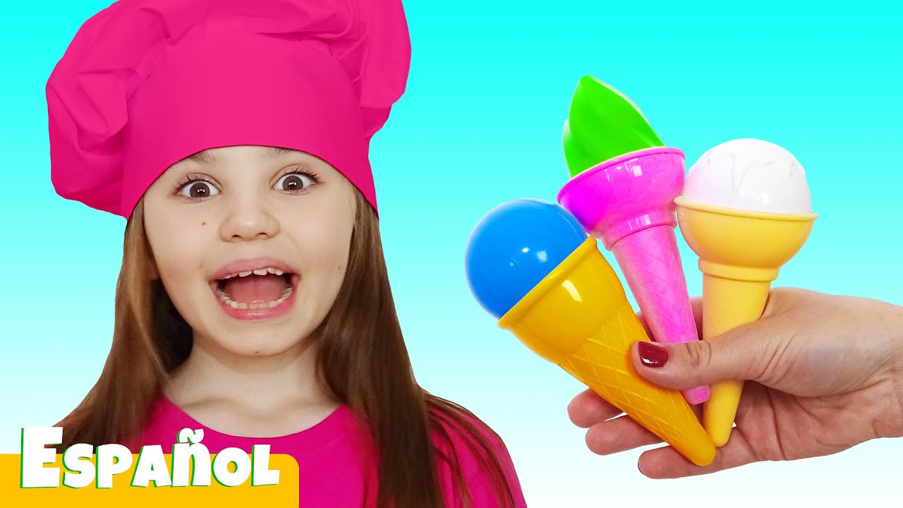 La Canción de Los Helados 🍨🍧🍦 | Y Más Canciones Infantiles | Nick and Poli en Español