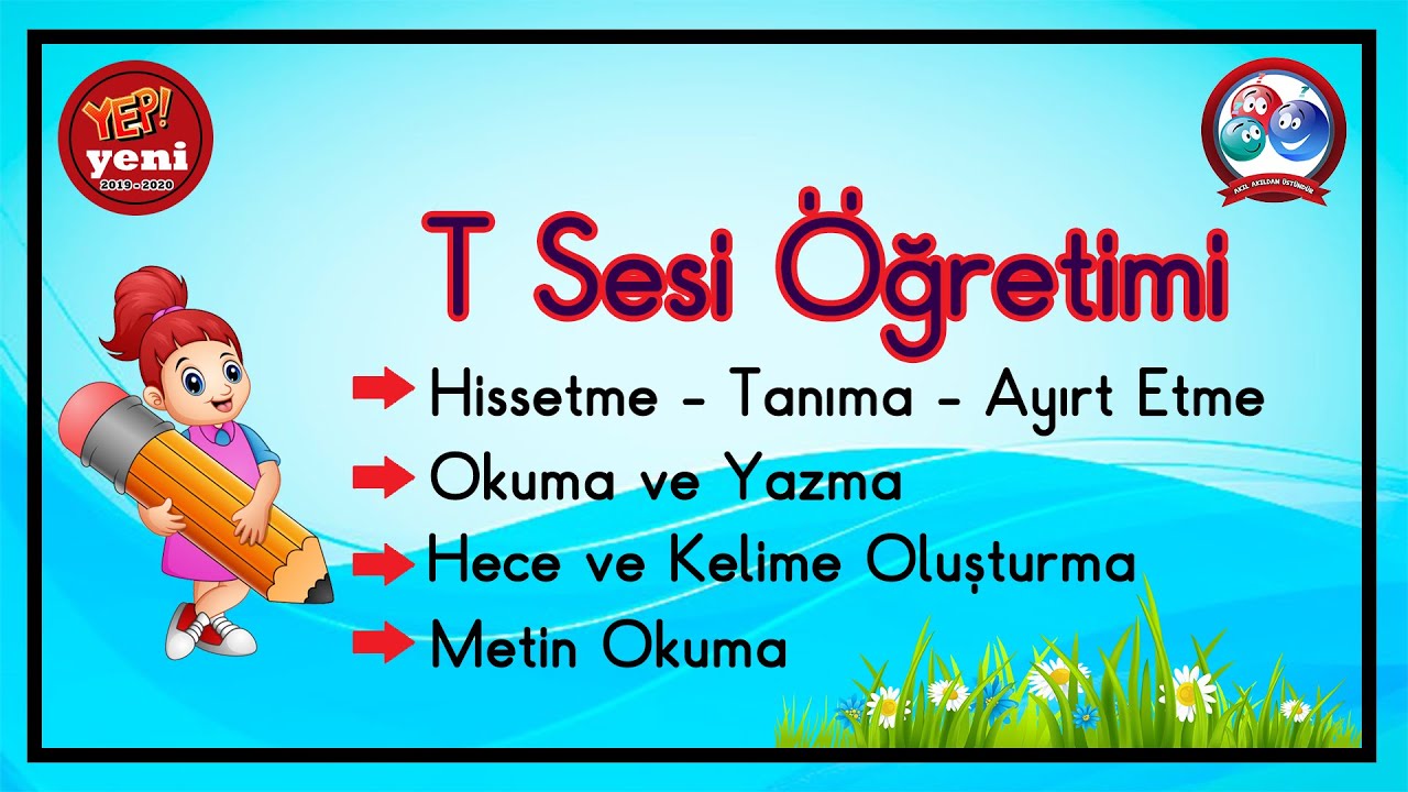 T Sesi Öğretimi ve ELAKİNOMUT Ses Birleştirme Etkinlikleri | Dik Temel Harfler (1. Sınıf)