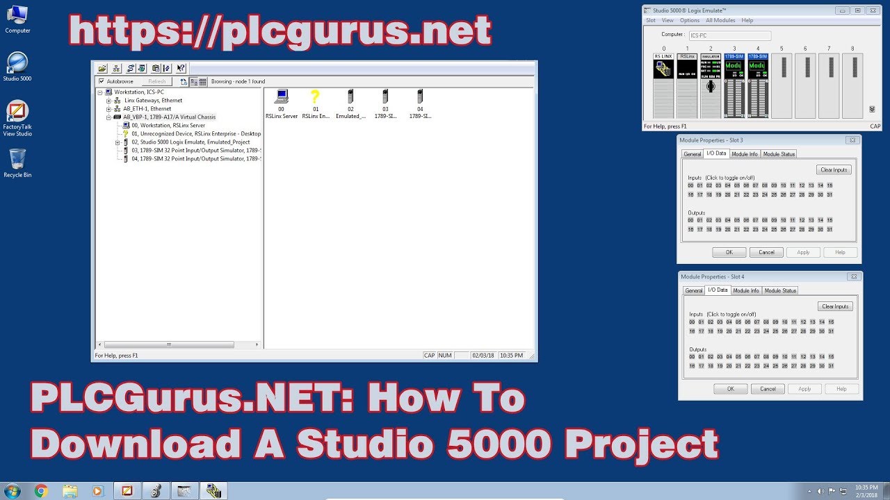 PLCGurus.NET - How To Download Studio 5000 Project