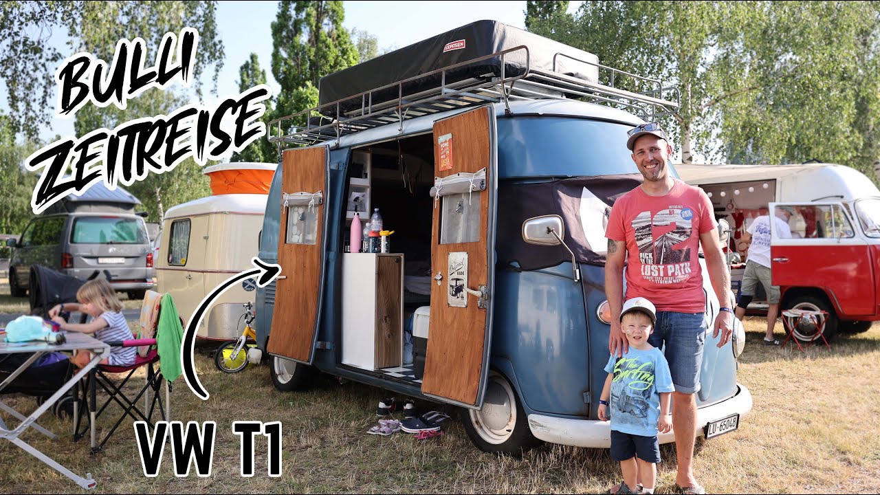 VW Bulli Zeitreise! 🚐 Schweizer Familie reist im umgebauten VW T1 Kühltransporter aus 1967!ROOMTOUR