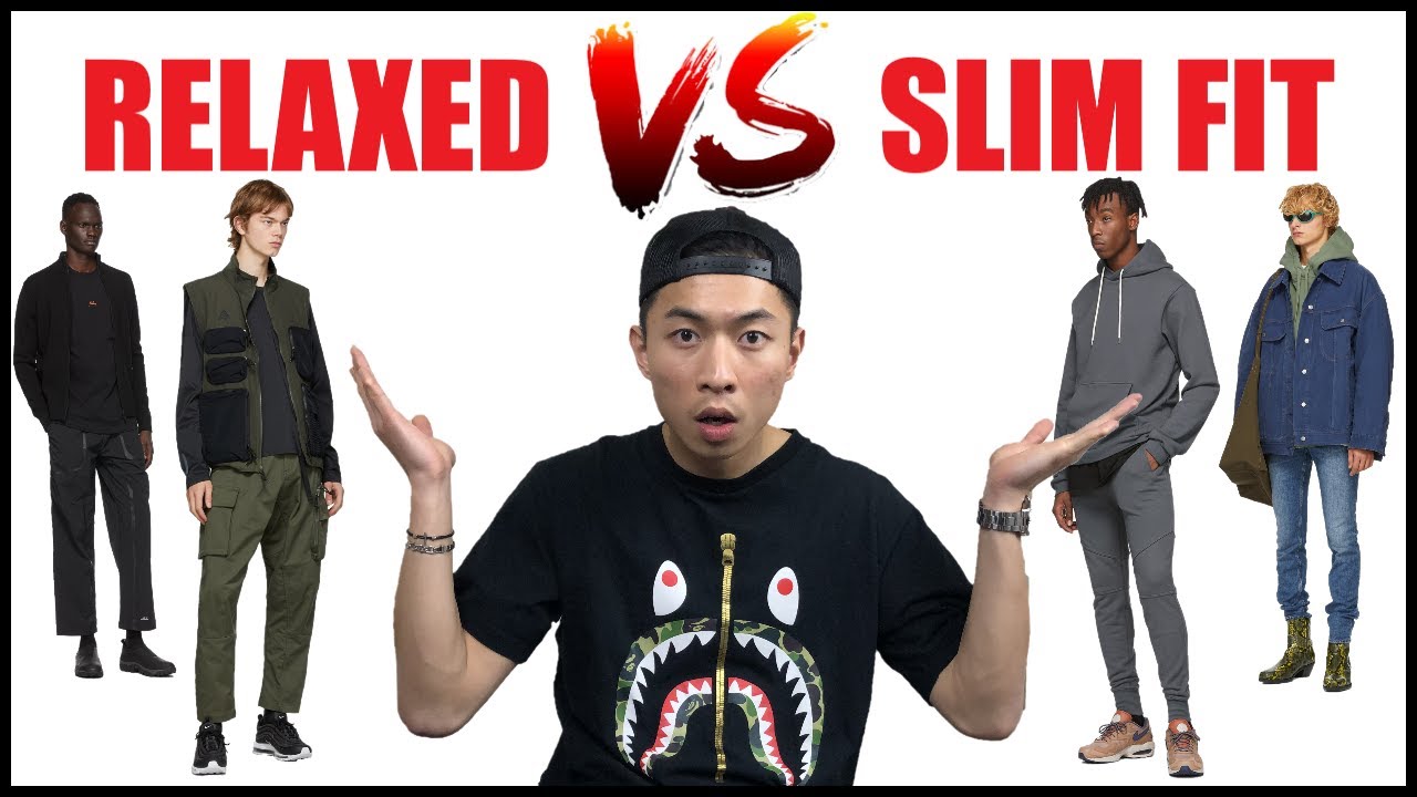 RELAXED FIT VS SLIM FIT PANTS | WHICH IS BETTER? | OUTFITS | STREETWEAR 2020
