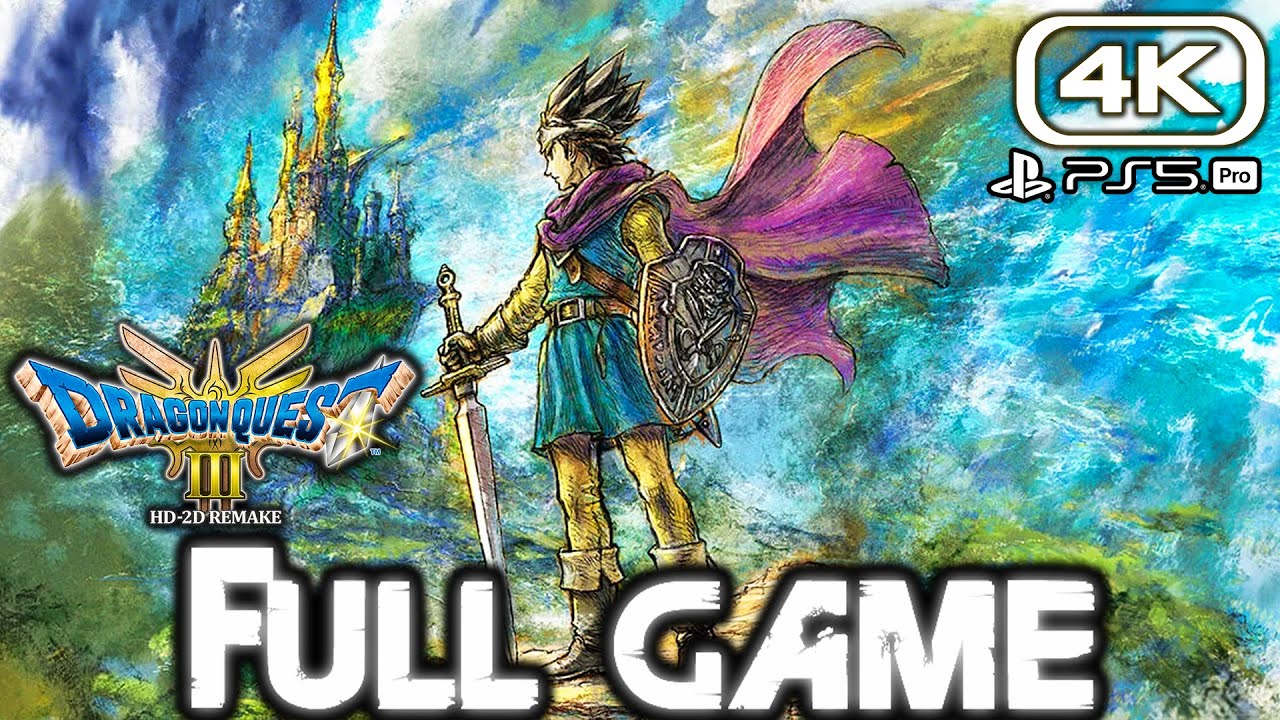 DRAGON QUEST 3 HD-2D REMAKE Gameplay Walkthrough FULL GAME (4K 60FPS) No Commentary