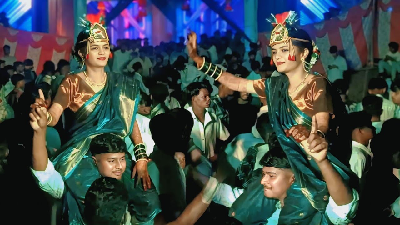 💃नवरीला खांद्यावर घेऊन नाचवली 👌 हलदपाडा लग्न 🎹VINIT DJ MUSICAL DNH 🥰 Aadivasi Marriage SHOW ✌️👍