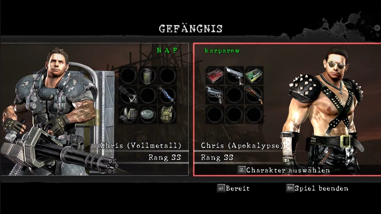 RESIDENT EVIL5_The Mercenaries PR 1157K HM / Wesker STARS