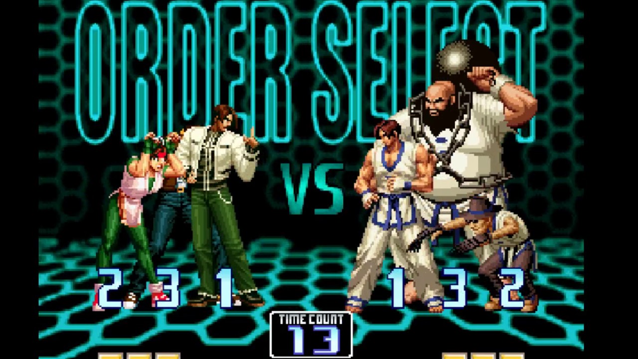 King Of Fighters 2002. Level-8 Difficulty. Terry, Yuri And Kyo. Playthrough.