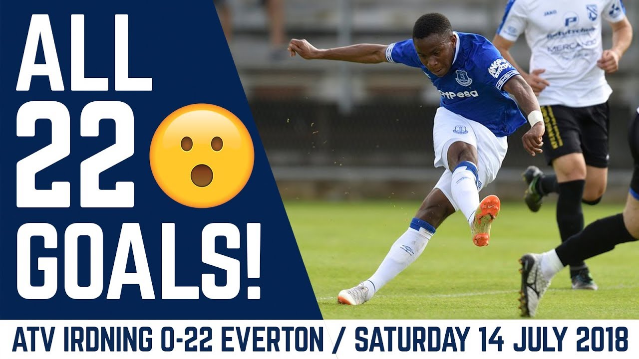 ALL 22 GOALS! | ATV IRDNING 0-22 EVERTON: MARCO SILVA&rsquo;S FIRST GAME