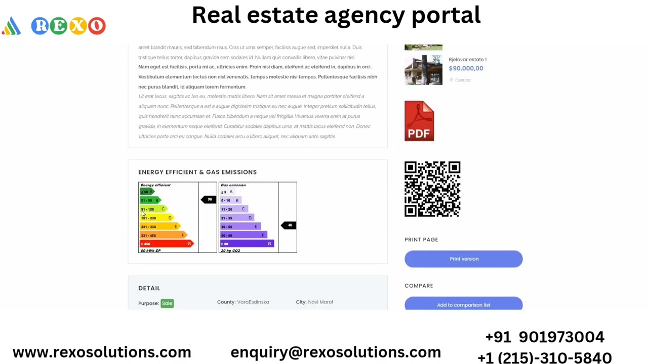 real estate agency portal
