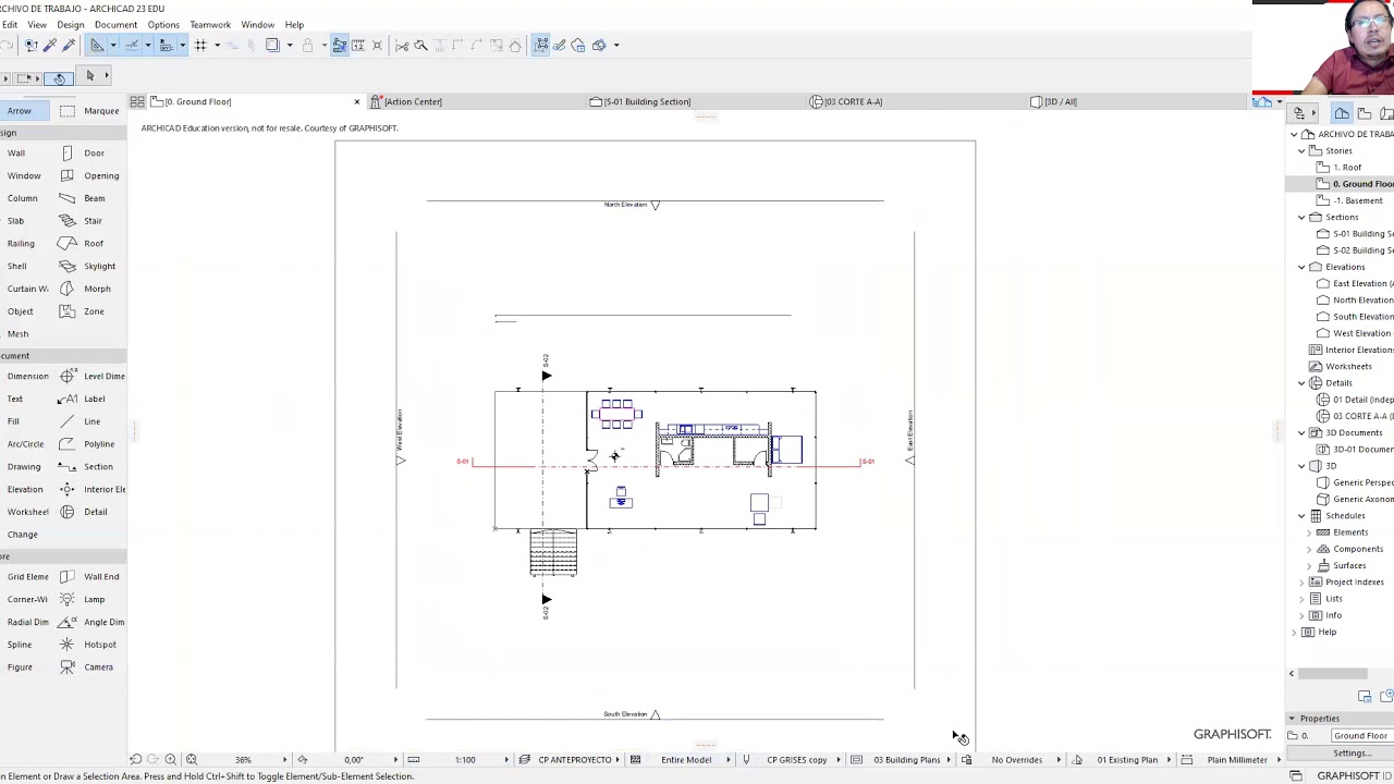 MAPA DE VISTAS - ARCHICAD