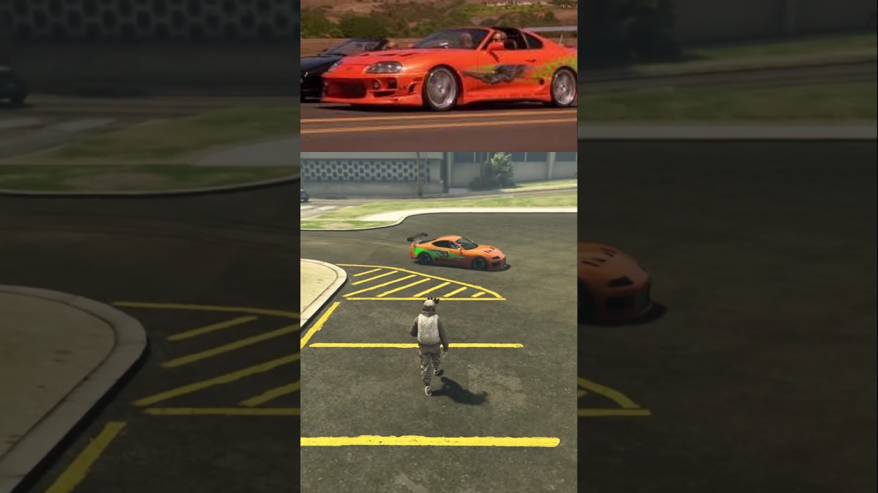 Автомобильная встреча в стиле GTA, но все машины из ФИЛЬМА!!