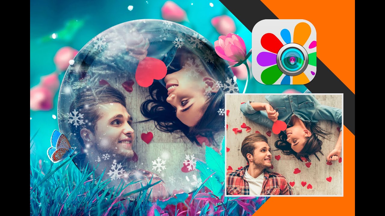Romantic photo editing in Photo Studio | Love Photo Tutorial | Photo Manipulation Valentine's Day