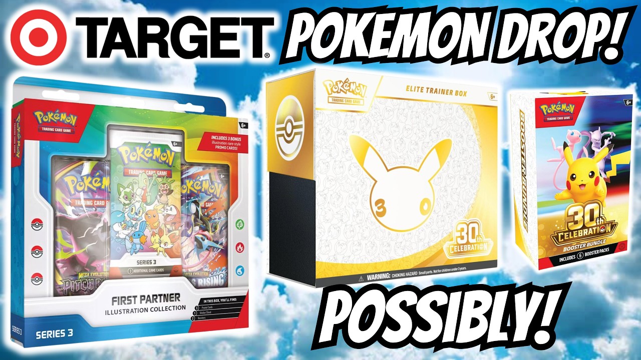Waiting For Target Pok&eacute;mon Card DROP 3AM EST! NEW First Partner Series 3