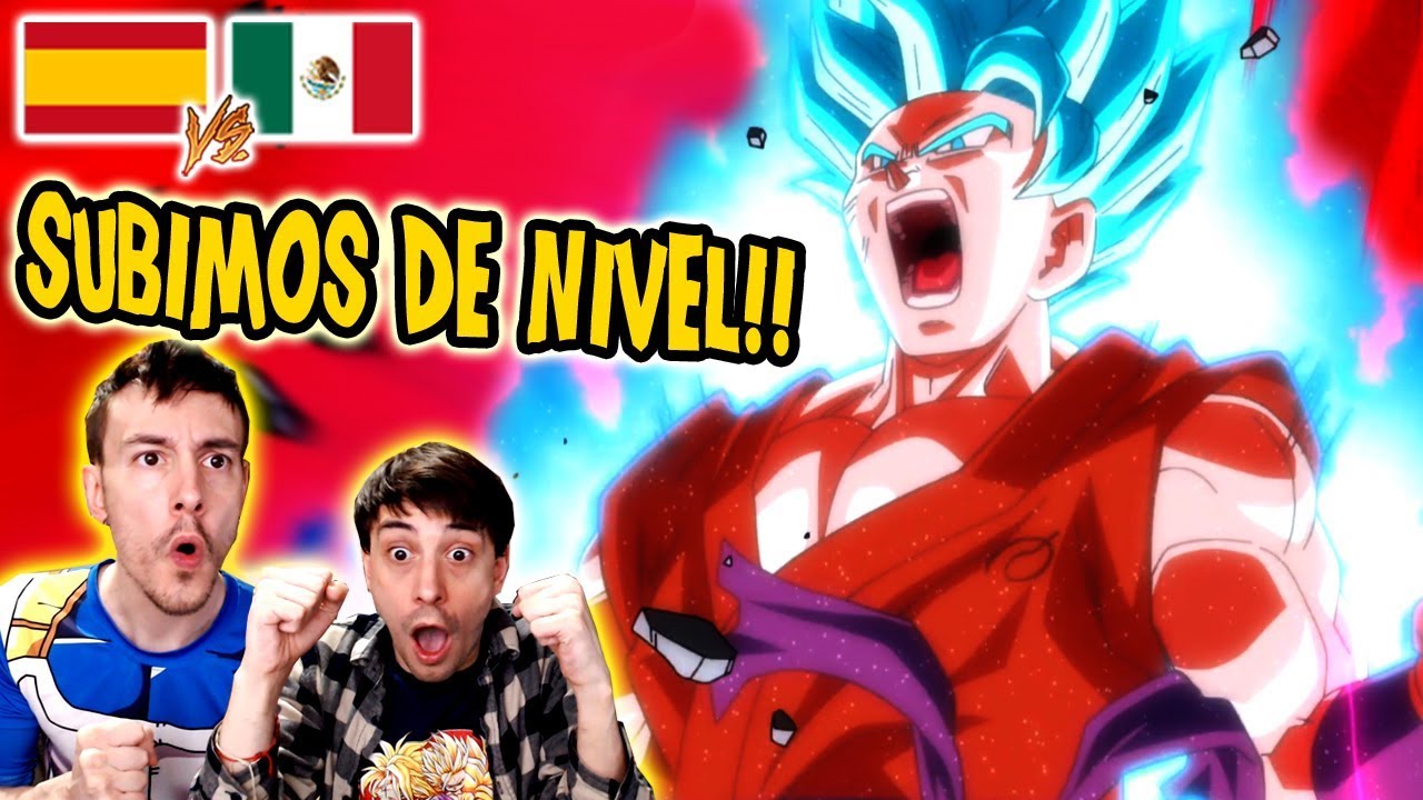 Españoles REACCIONAN a Dragon Ball SUPER DOBLAJE LATINO 💥GOKU SSJ BLUE KAIOKEN x10 vs HIT💥