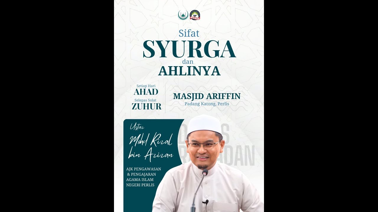 (🔴LIVE) 08-03-2026 Ustaz Rizal Azizan : Sifat Syurga & Ahlinya