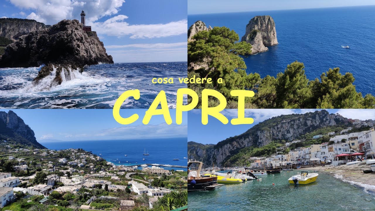 LE 7 COSE PIU' BELLE DA VEDERE A CAPRI