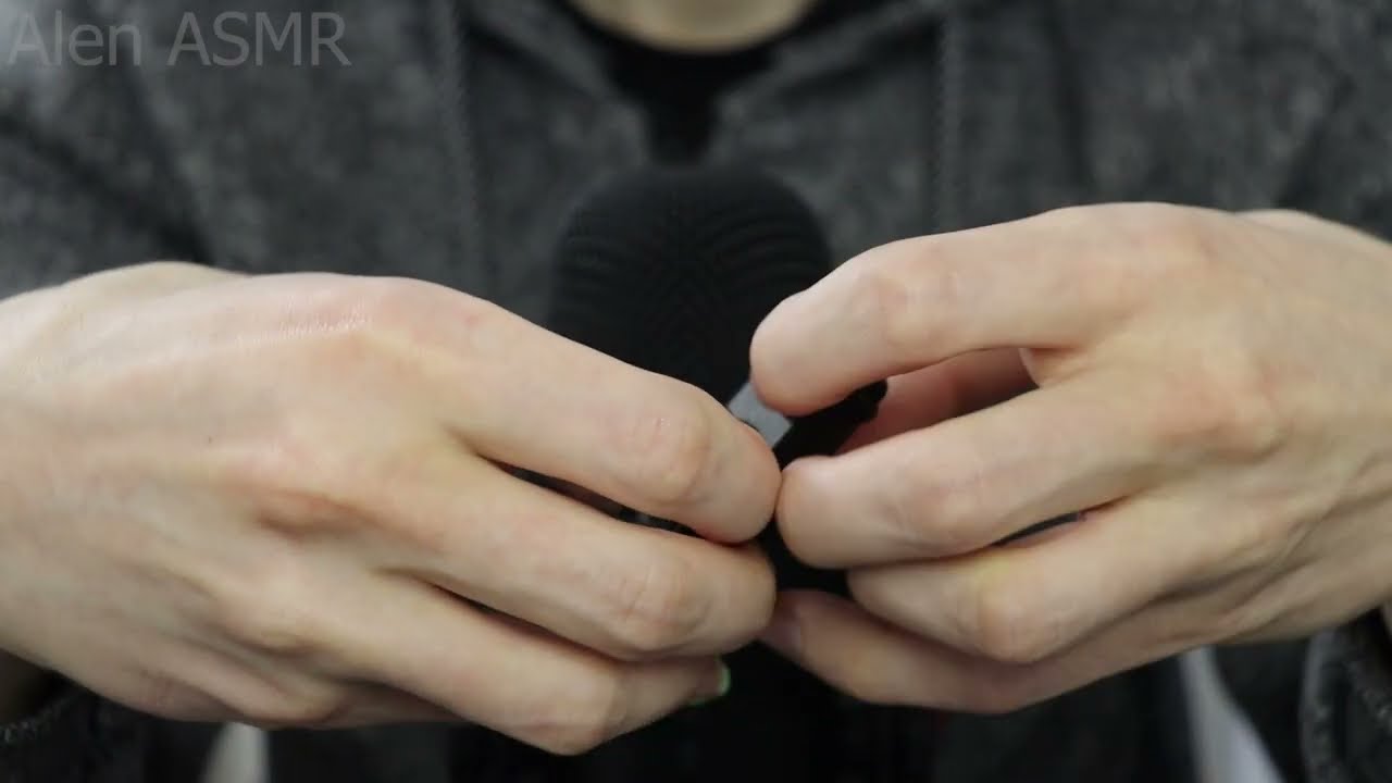 ASMR GENTLE STROKES ON MICROPHONE