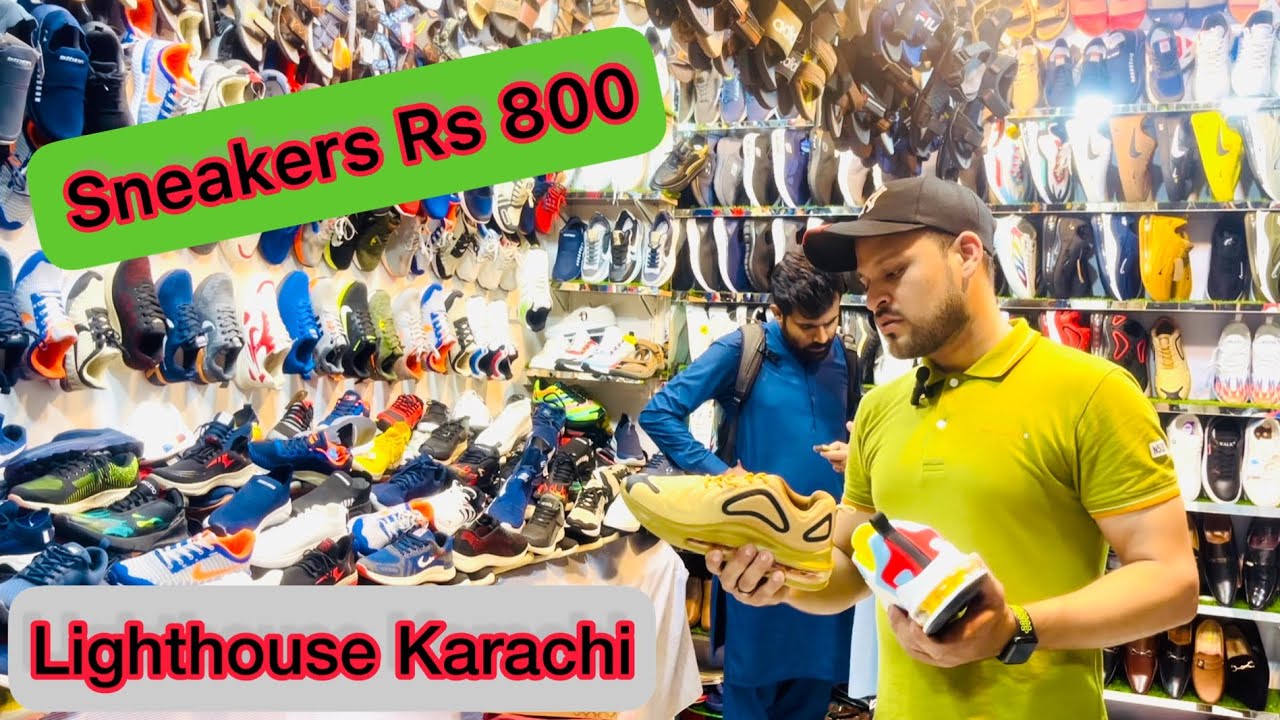 Lighthouse Karachi | Branded Shoes | Cheap Sneakers | Karachi Shoes Market | Sports Shoes | Joggers