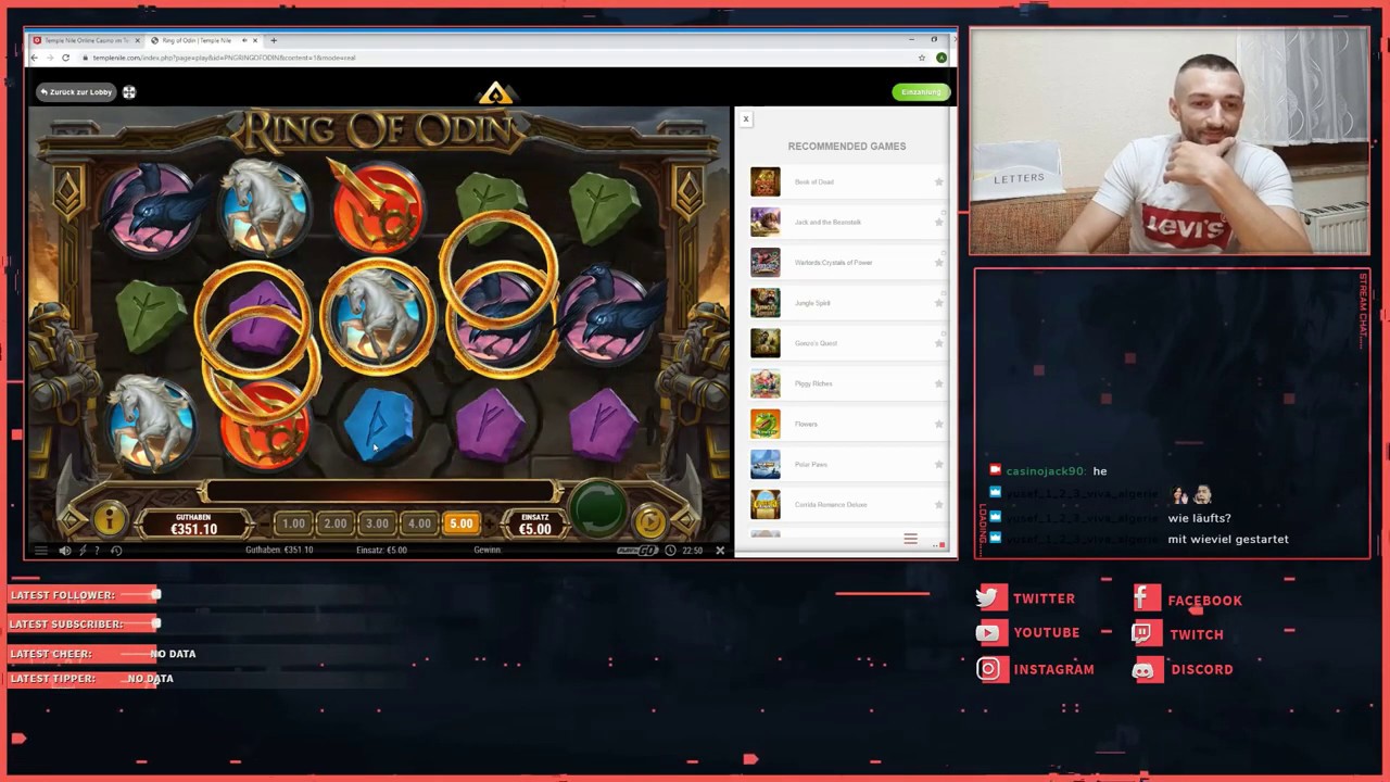CsinoJack90 Dreht durch freispiele auf 5 euro bei Ring of Odin
