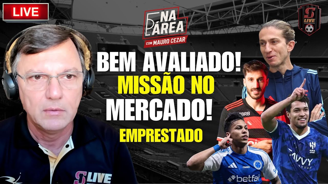 FILIPE EM LISTA DE CHELSEA! VINA SAINDO! MISS&Atilde;O NO MERCADO | DEBATE AO VIVO COM MAURO CEZAR #247