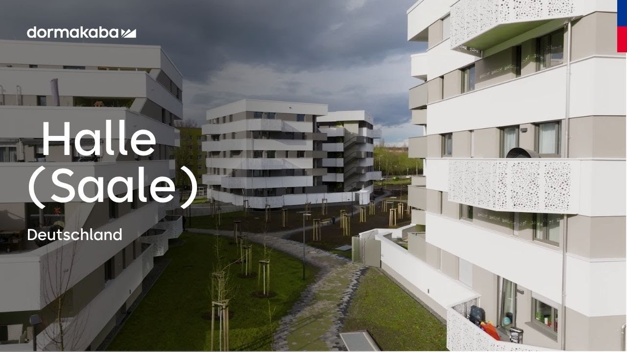 dormakaba Referenz Halle (Saale) Wohnquartier: Smartes Wohnen