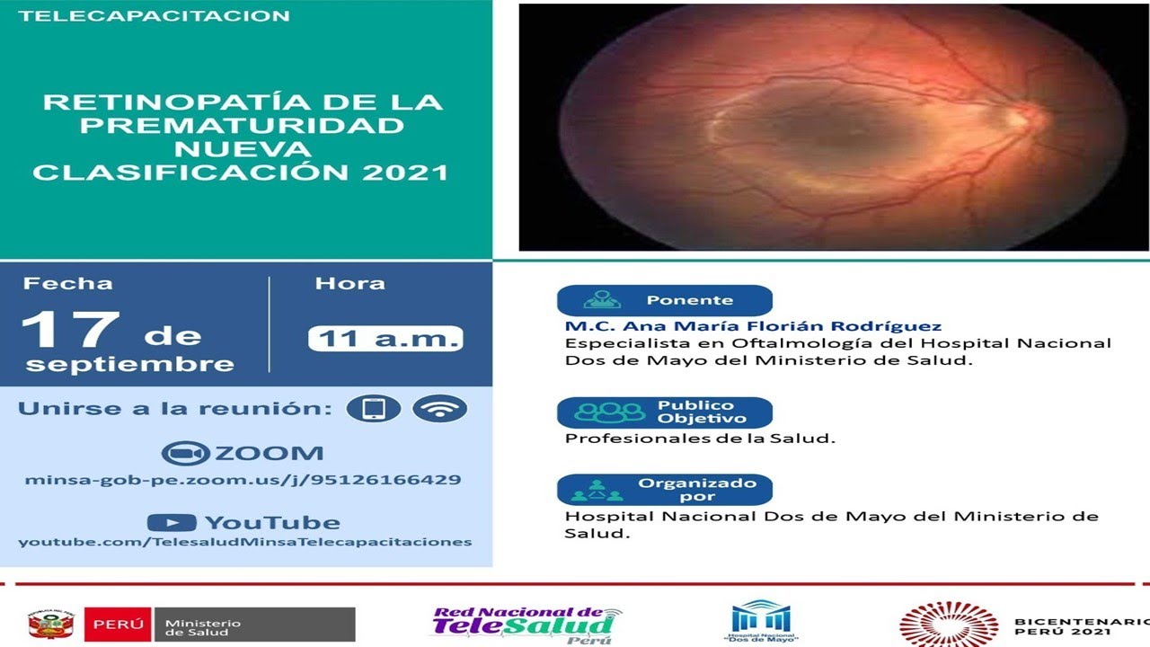 RETINOPATÍA DE LA PREMATURIDAD NUEVA CLASIFICACIÓN 2021