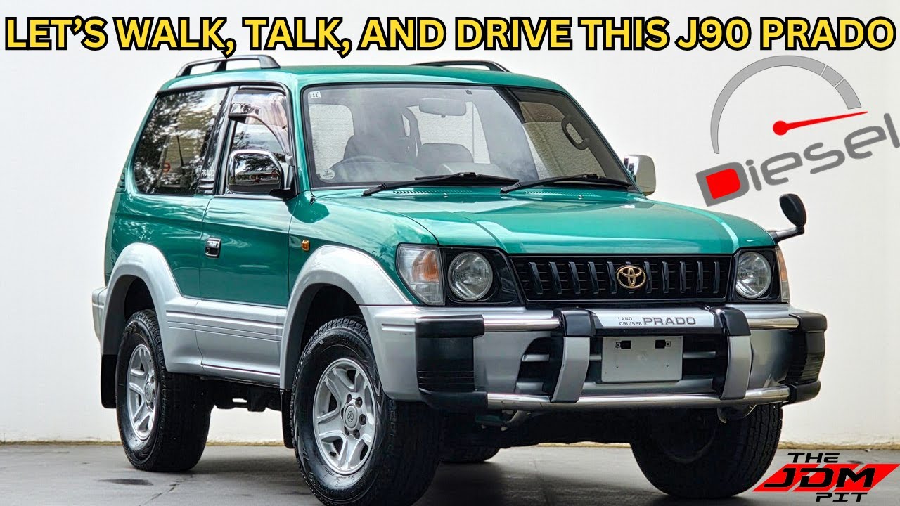 We absolutely LOVE this Diesel 1996 Toyota landcruiser J90 Prado!