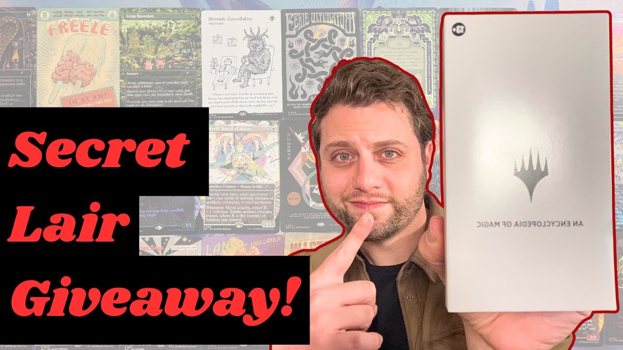 Giving Away a Secret Lair Encyclopedia Countdown kit LIVE!
