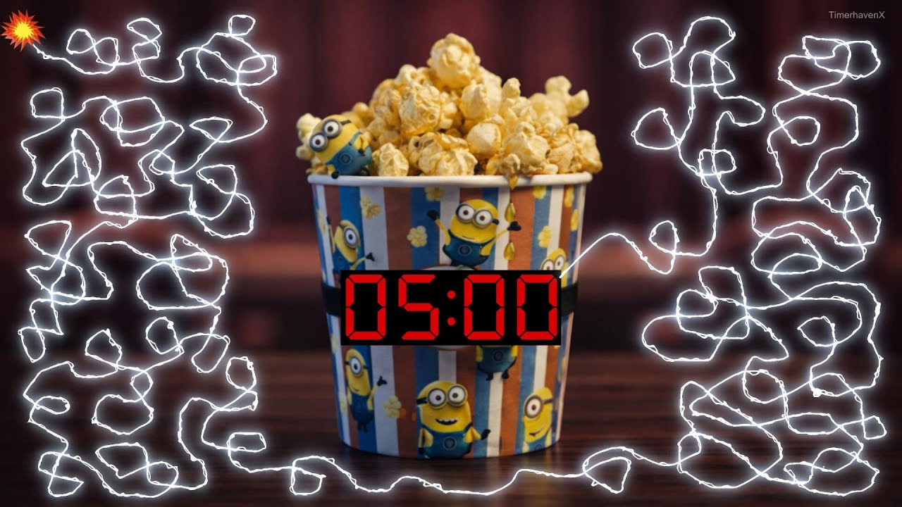 5 Minute Timer Bomb | Popcorn Minion EXPLOSION! 🍿💥