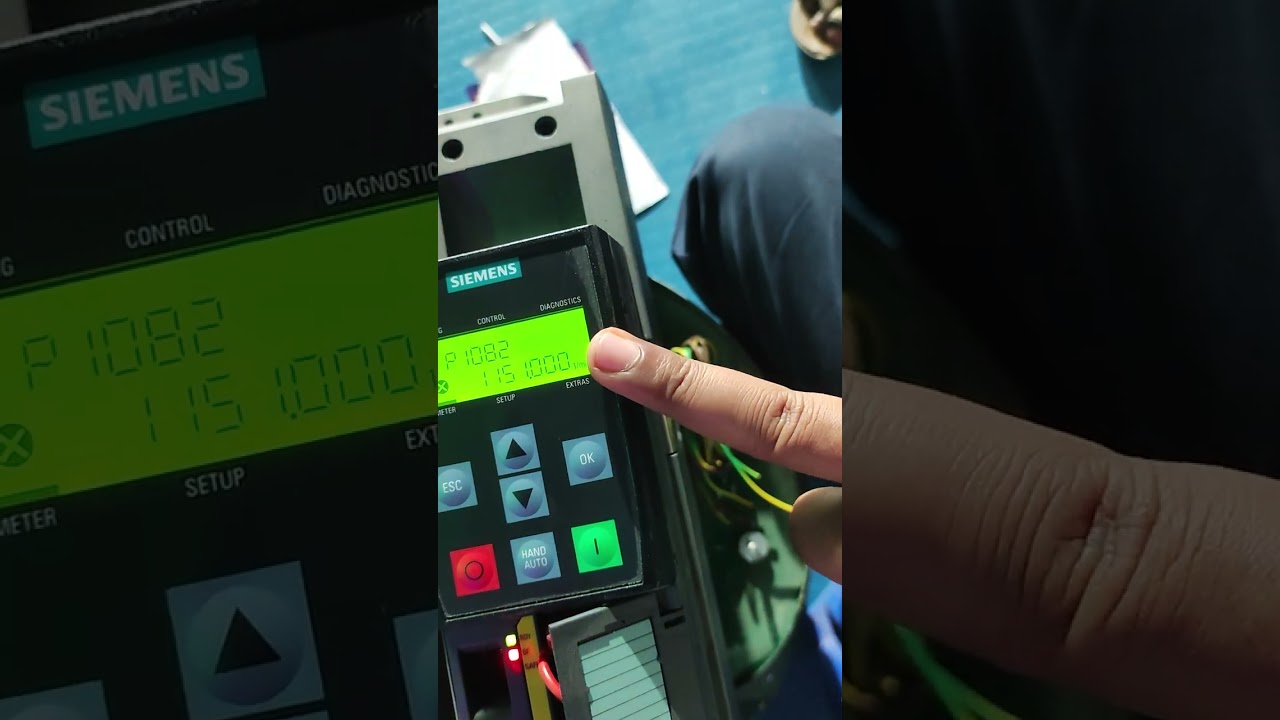 How to Lock RPM in Siemens G120 | Parameter Code Explained | RPM Lock Configuration