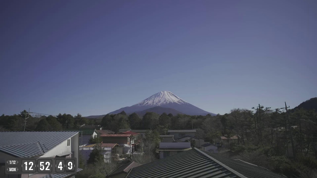 流星の富士山ライブカメラで星空観察！Meteor starry night Mount fuji live camera!