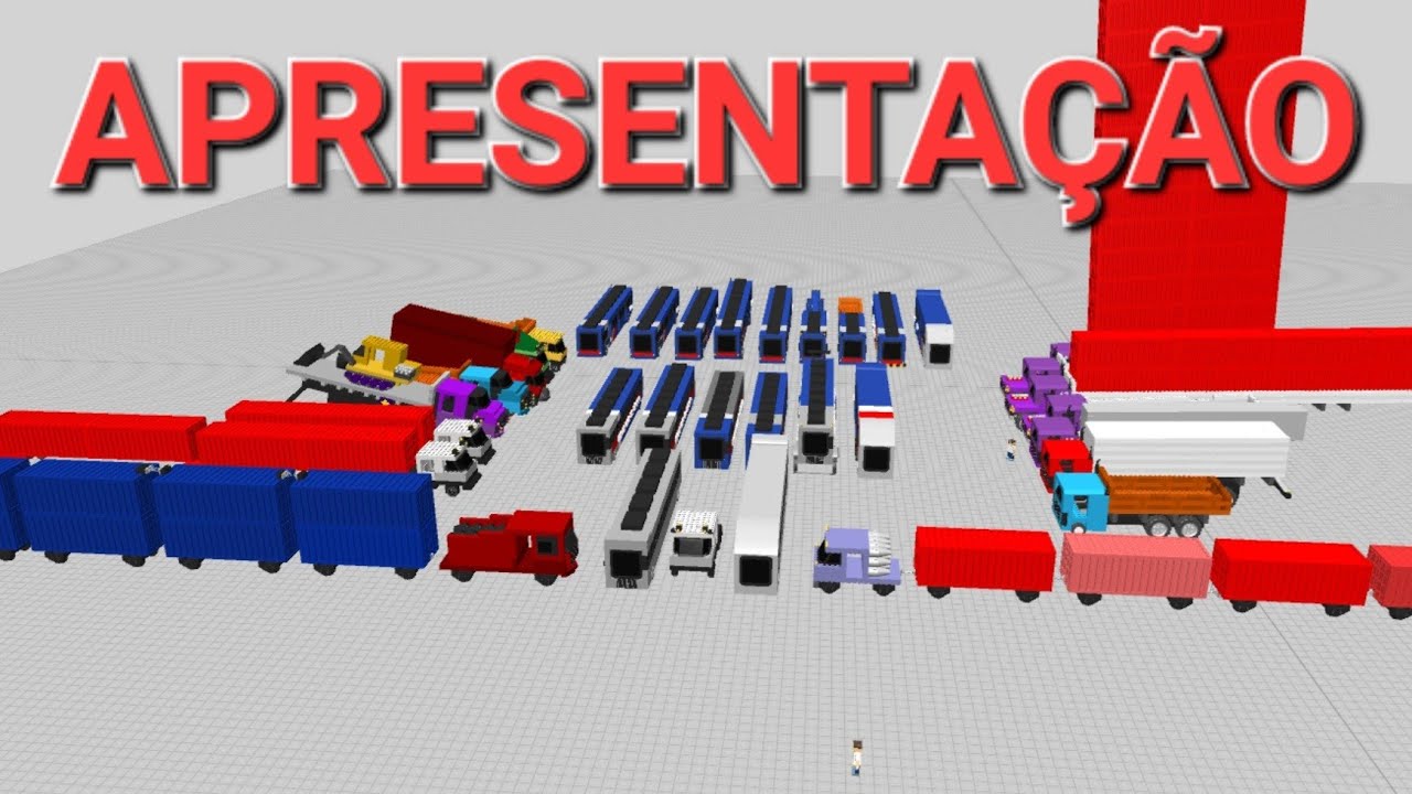 apresentação de carros no draw Bricks - parte 1