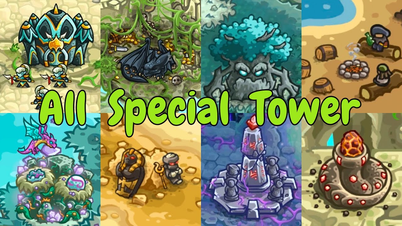All Special Tower | Kingdom Rush