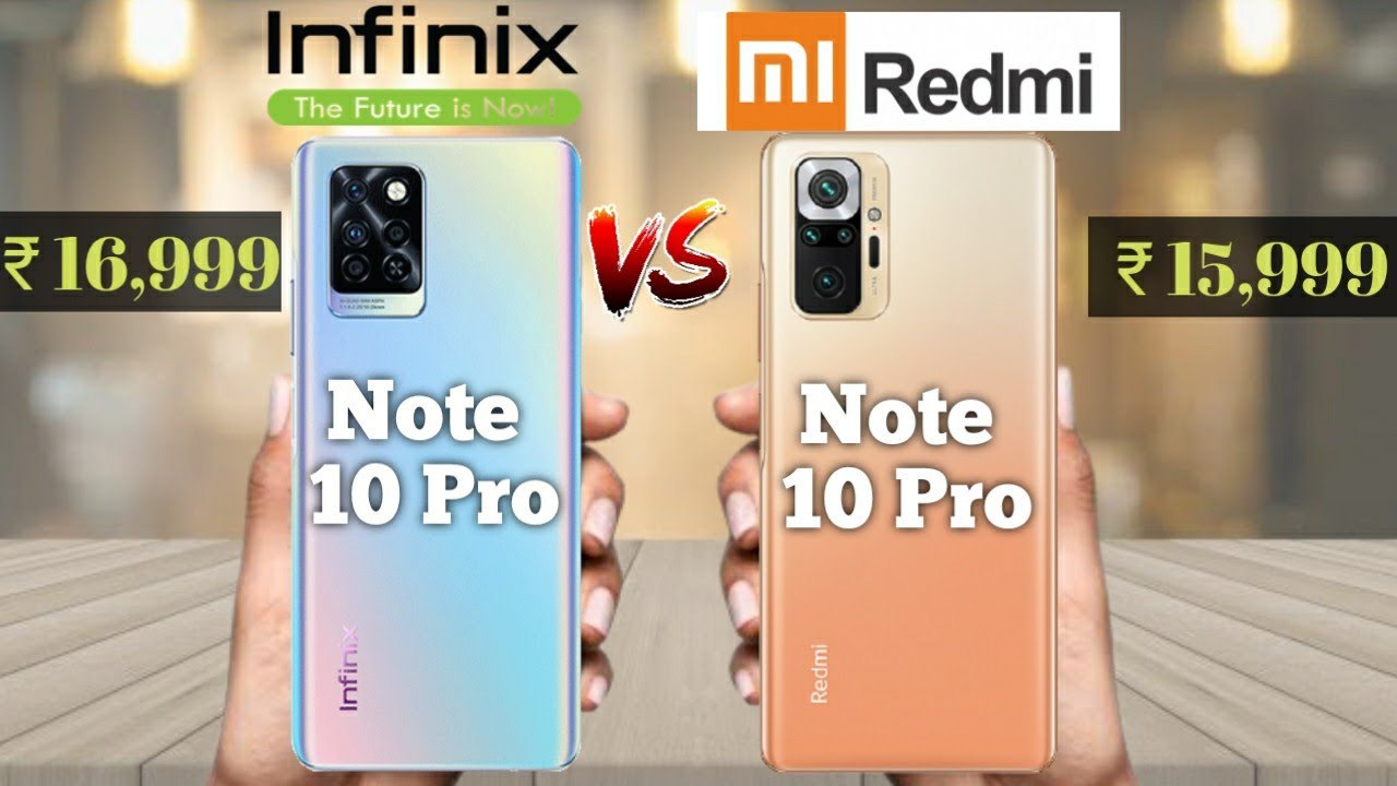 Infinix Note 10 Pro Vs Redmi Note 10 Pro | Which is Best? | 64 MP Quad | 5000 mAh | JSocialNet