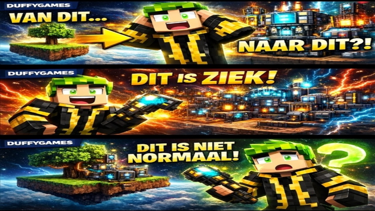 Minecraft Skyfactory 4! Live🔴⭐Dylan & Duffy13⭐ 2026 is het nieuwe 2016!
