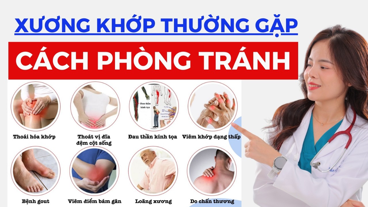 Ngày 6: Các bệnh xương khớp thường gặp và cách phòng tránh! Dr Thuỳ Dung